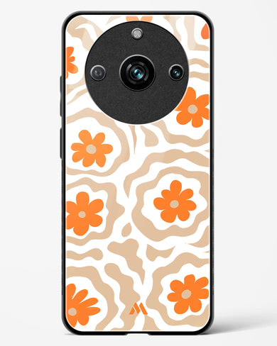 Retro Bloom Glass Case Phone Cover (Realme)