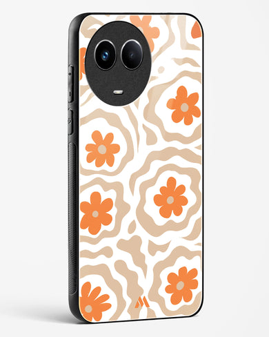 Retro Bloom Glass Case Phone Cover (Realme)