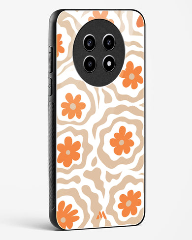 Retro Bloom Glass Case Phone Cover (Realme)