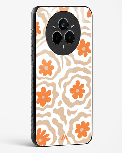 Retro Bloom Glass Case Phone Cover (Realme)