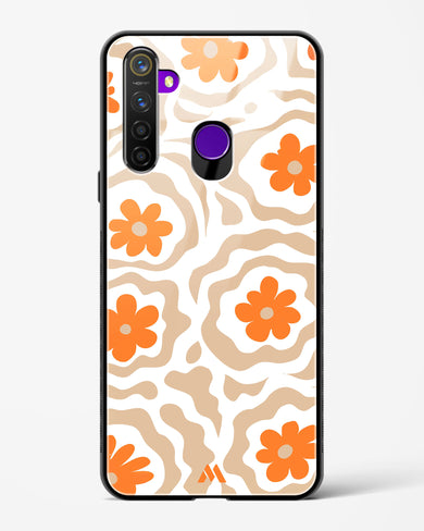 Retro Bloom Glass Case Phone Cover (Realme)
