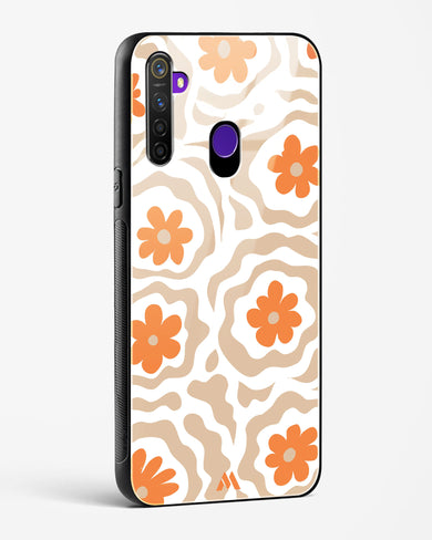 Retro Bloom Glass Case Phone Cover (Realme)