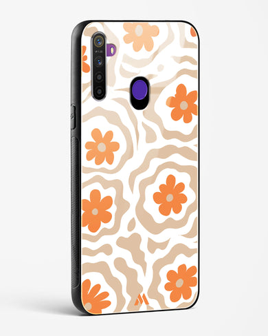 Retro Bloom Glass Case Phone Cover (Realme)
