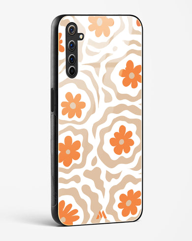 Retro Bloom Glass Case Phone Cover (Realme)