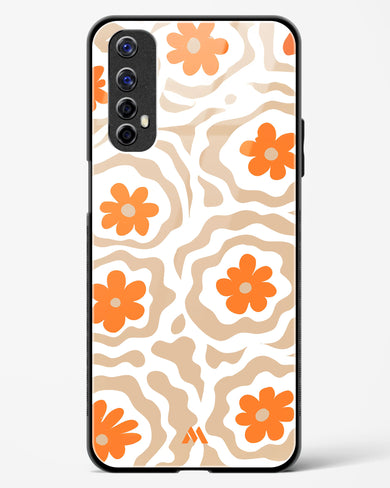 Retro Bloom Glass Case Phone Cover (Realme)