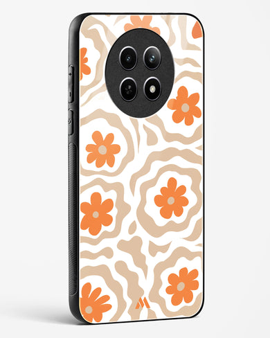 Retro Bloom Glass Case Phone Cover (Realme)