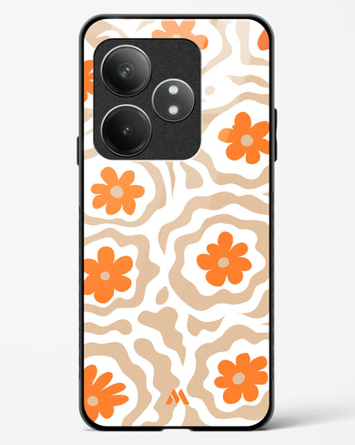 Retro Bloom Glass Case Phone Cover (Realme)
