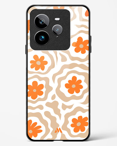 Retro Bloom Glass Case Phone Cover (Realme)