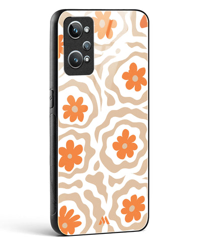 Retro Bloom Glass Case Phone Cover (Realme)