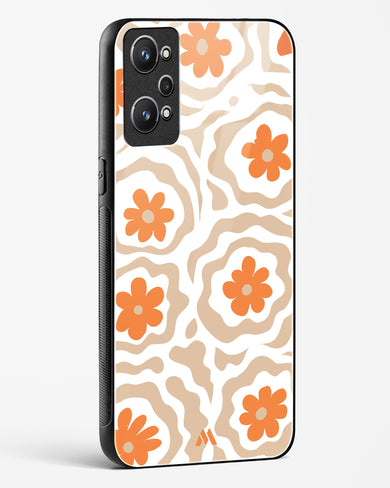 Retro Bloom Glass Case Phone Cover (Realme)