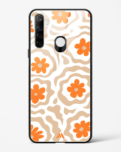 Retro Bloom Glass Case Phone Cover (Realme)