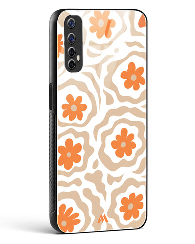 Retro Bloom Glass Case Phone Cover (Realme)
