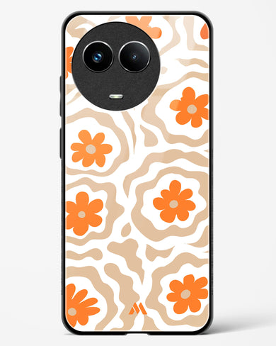 Retro Bloom Glass Case Phone Cover (Realme)