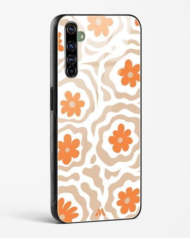 Retro Bloom Glass Case Phone Cover (Realme)