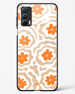 Retro Bloom Glass Case Phone Cover (Realme)