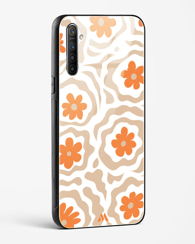 Retro Bloom Glass Case Phone Cover (Realme)