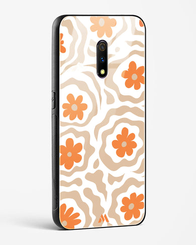 Retro Bloom Glass Case Phone Cover (Realme)