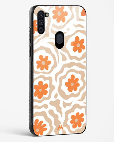 Retro Bloom Glass Case Phone Cover (Samsung)