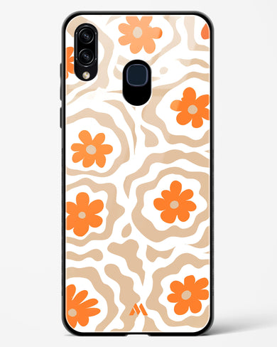 Retro Bloom Glass Case Phone Cover (Samsung)