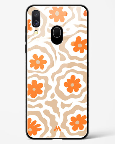 Retro Bloom Glass Case Phone Cover (Samsung)