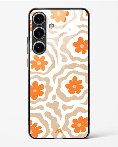 Retro Bloom Glass Case Phone Cover (Samsung)