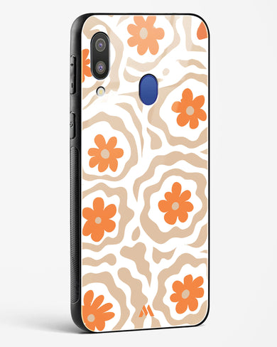 Retro Bloom Glass Case Phone Cover (Samsung)
