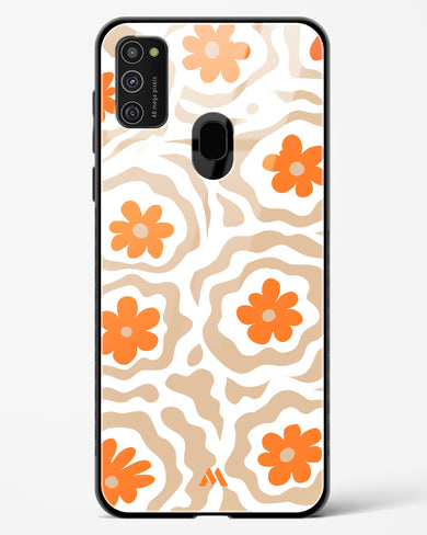 Retro Bloom Glass Case Phone Cover (Samsung)