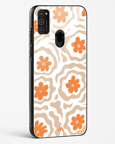 Retro Bloom Glass Case Phone Cover (Samsung)