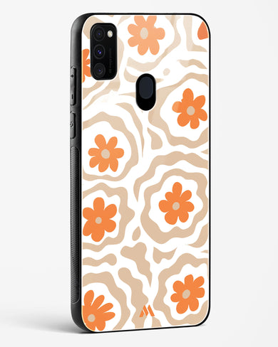 Retro Bloom Glass Case Phone Cover (Samsung)
