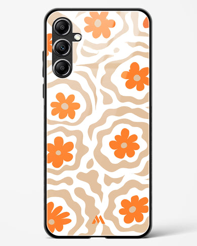 Retro Bloom Glass Case Phone Cover (Samsung)
