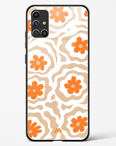 Retro Bloom Glass Case Phone Cover (Samsung)