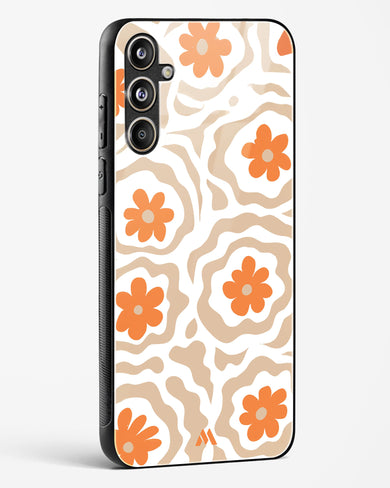Retro Bloom Glass Case Phone Cover (Samsung)