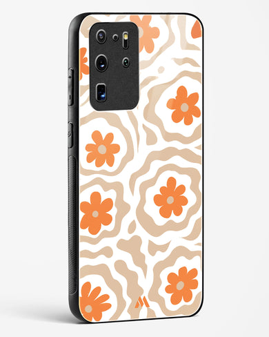 Retro Bloom Glass Case Phone Cover (Samsung)