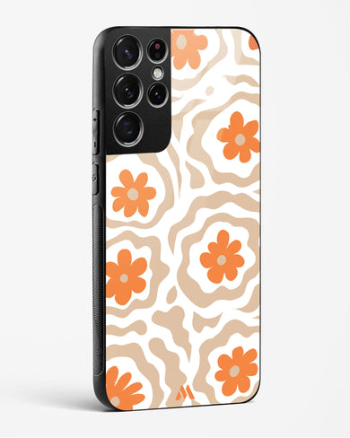 Retro Bloom Glass Case Phone Cover (Samsung)