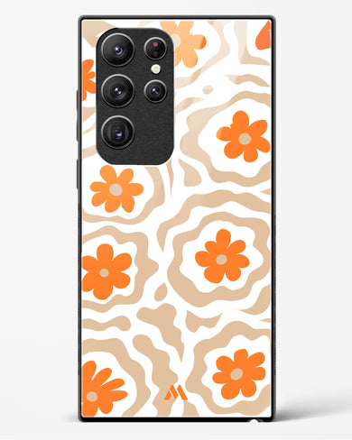 Retro Bloom Glass Case Phone Cover (Samsung)