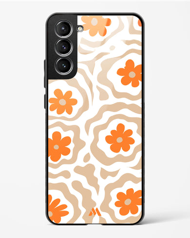 Retro Bloom Glass Case Phone Cover (Samsung)