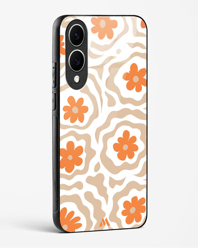Retro Bloom Glass Case Phone Cover (Samsung)