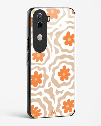 Retro Bloom Glass Case Phone Cover (Vivo)