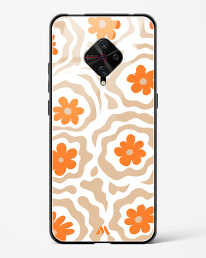 Retro Bloom Glass Case Phone Cover (Vivo)