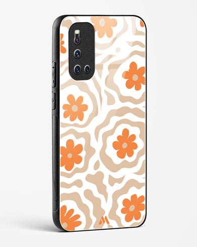Retro Bloom Glass Case Phone Cover (Vivo)