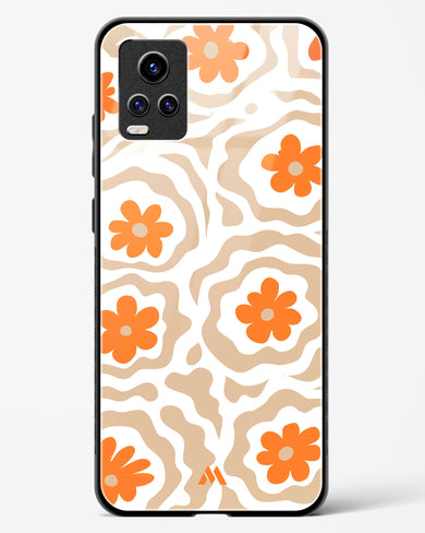 Retro Bloom Glass Case Phone Cover (Vivo)