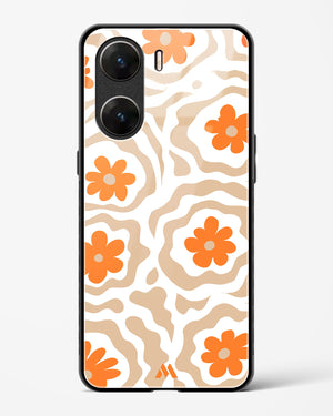 Retro Bloom Glass Case Phone Cover (Vivo)