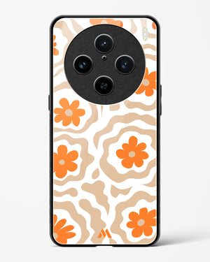 Retro Bloom Glass Case Phone Cover (Vivo)