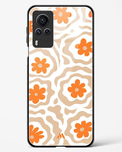 Retro Bloom Glass Case Phone Cover (Vivo)