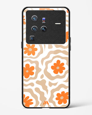 Retro Bloom Glass Case Phone Cover (Vivo)