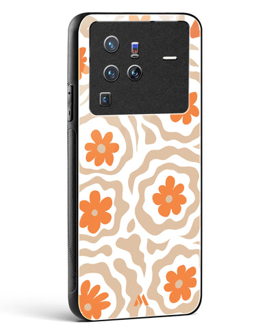Retro Bloom Glass Case Phone Cover (Vivo)