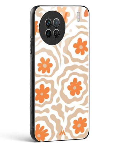 Retro Bloom Glass Case Phone Cover (Vivo)