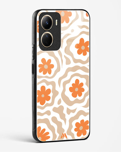 Retro Bloom Glass Case Phone Cover (Vivo)