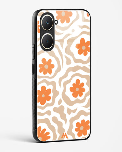 Retro Bloom Glass Case Phone Cover (Vivo)