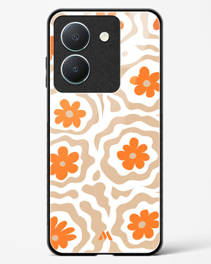 Retro Bloom Glass Case Phone Cover (Vivo)